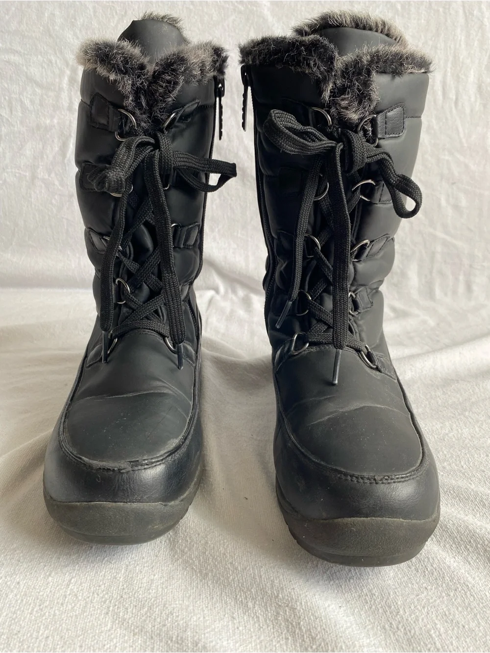 totes trace waterproof boots/winter, rain & snow boots.insulated warm fur-lined